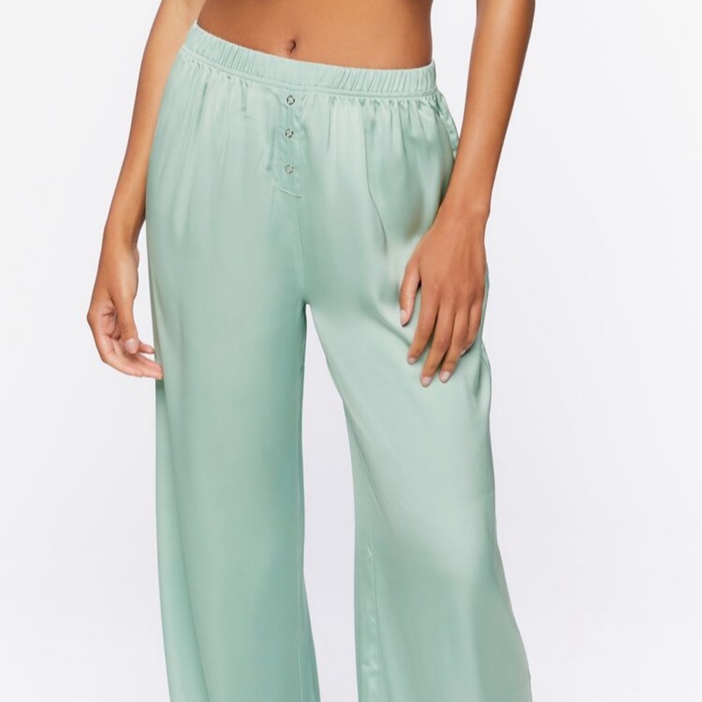 Forever 21 satin pajama pants